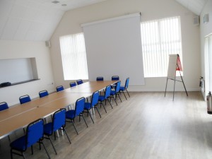 Boardroom style set-up in Function Room